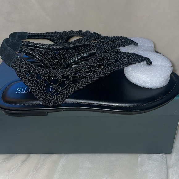 Anthropologie SILENT D ALDEN Sandal in Black - Picture 8 of 12